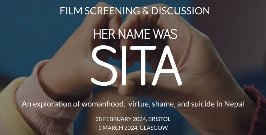 Her Name Was Sita. An exploration of of womanhood,  virtue, shame, and suicide in Nepal